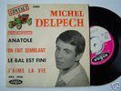 RARE 1ER  45 TOURS DE MICHEL DELPECH SUR VOGUE