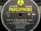 Beatles - Hard Days Night Rare UK 1965 Y&B *STEREO* LP