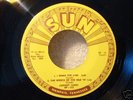 SUN EP113 JOHNNY CASH I WALK THE LINE RECORD ONLY MINT