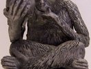 IAN BROWN STONE ROSES - RARE PROMO PEWTER MONKEY