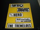 PROGRAMME-The Who,Marmalade,Traffic,Tremeloes,Herd 1967