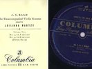 RARE J.S. BACH VIOLIN SONATAS JOHANNA MARTZY