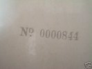 BEATLES WHITE ALBUM  LOW No '844' FIRST PRESS MONO 1968