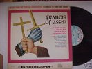 RARE FRANCIS OF ASSISI SOUNDTRACK 20TH FOX 3053S VG++