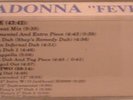 Madonna Fever 1993 RARE Inhouse Promo Remixes Cassette