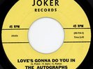 RARE GROUP SOUL 45 ON JOKER AUTOGRAPHS M- LISTEN