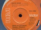 David Bowie Drive-In Saturday UK 45 with unusual label