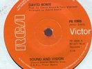 David Bowie - Sound and Vision UK 'solid centre' 45