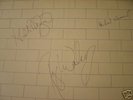 ORIGINAL HAND SIGNED PINK FLOYD  THE WALL  LP WITH COA