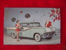 1956 FORD dealer POSTCARD PIC DISC ROSEMARY CLOONEY