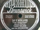 11) 78 RPM BILLIE HOLIDAY w TEDDY WILSON BRUNSWICK 8270