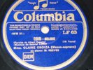 CLAIRE CROIZA RARE FRENCH COLUMBIA LF 63 NM