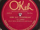 Jelly Roll Mortons Jazz Bd, Okeh 8105, E- to E/V+ to E-