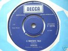  UK 45 - GENESIS - A WINTER'S TALE on DECCA
