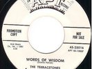DOO WOP 45-TERRACETONES on APT-Words of wisdom