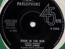 WHITE LINING BACK IN THE SUN FREAKBEAT PSYCH 45 RARE