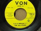 RARE DETROIT R&B 45 -THE ALL STARS  2-2-5 SPECIAL-(VON)