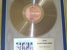 ELVIS PRESLEY GOLD DISC ALOHA FROM HAWAII LTD 1 OF 2500