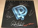 DEEP PURPLE group autographed signed ALBUM / LP w/COA