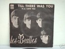 BEATLES / TILL THERE WAS YOU /  RARE FRENCH SINGLE