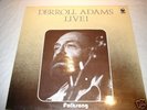 FOLK BLUES legend DERROLL ADAMS Live BELGIAN ONLY LP 