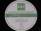 P.F.M.-BBC TRANSCRIPTION DISC-POP SPECTACULAR-QUAD