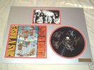 GUNS N ROSES FULLY SIGNED APPETITE LP DISPLAY W/COA