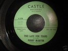 Rare Unlisted Teen Doo Wop 45  Perry Martin on Castle