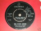 DOWNLINERS SECT bad storm coming 1965 COLUMBIA 45 MINT