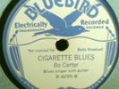 32) 78 RPM   BO CARTER   BLUEBIRD 6295   (BLUES)
