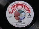 Rare Obscure Davy Jones (Monkees) Bell Promo 45 NM-