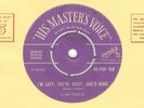 Elvis Presley*I'm Left, You're Right*HMV*UK*MINT