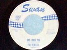 45/ THE BEATLES/ She Loves You:Swan WHITE w/ Blue Print