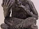 Ian Brown Stone Roses - rare promo pewter monkey 1997