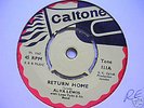 ALVA LEWIS - RETURN HOME - CALTONE - MINT