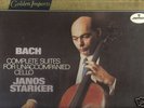Janos Starker Bach Cello Suites audiophile box set 3 LP