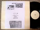 AC/DC Live 1979 black Vinyl, Testpress ACDC