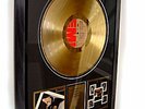 STEVE HARLEY COCKNEY REBEL 24CT GOLD RECORD AWARD RARE