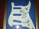 RADIOHEAD  SIGNED  FRAMED.COA GUITAR MEMORABILIA