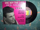 RICK NELSON 'One Boy Too Late' Life EP