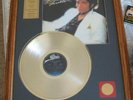 Michael Jackson THRILLER framed rare 24 KT GOLD RECORD