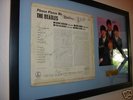 Signed Framed The Beatles Please Me LP Album x 4 LENNON
