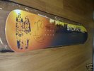 Snowboard customised and signed by Snow Patrol