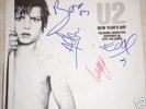 U2 NEW YEAR'S DAY 1983 AUTOGRAPHED