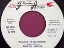 Funk- ANGELA DAVIS-My Love -  FLAMING ARROW-DETROIT  45