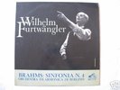 FURTWANGLER/BRAHMS/SINFONIA N. 4 FIRST PRESS/ Very Rare