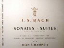 Scarce Bach Sonatas & Suites - J. Champeil - Vega / NM