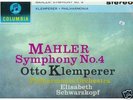 OTTO KLEMPERER Mahler Symphony No. 4 LP  SAX 2441 BS
