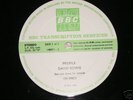 David Bowie / Police  BBC Transcription services disc