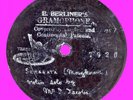 seltene Schellack Berliner Record J. JACOBS 1898